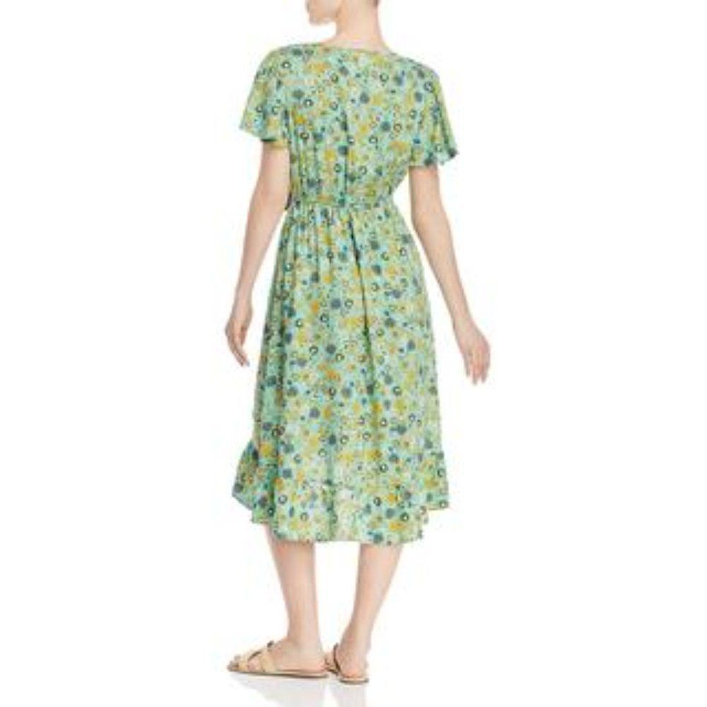 Band of Gypsies Boho Dublin Surplice Ruffled midi dress sz small - Picture 2 of 11